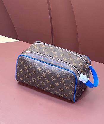 Louis Vuitton Dopp Kit Toiletry blue line Pouch