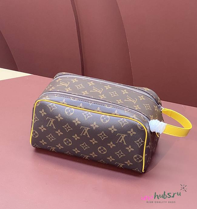 Louis Vuitton Dopp Kit Toiletry yellow line Pouch - 1