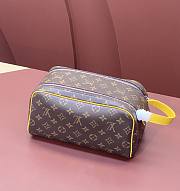 Louis Vuitton Dopp Kit Toiletry yellow line Pouch - 1