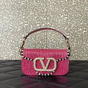 Valentino Loco Embroidered Small Pink Bag  - 1