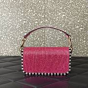 Valentino Loco Embroidered Small Pink Bag  - 6