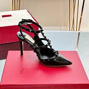 Valentino black patent black rockstud high heels  - 4