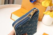 Louis Vuitton denim long wallet  - 6