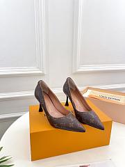 Louis Vuitton Monogram Canvas Heels 8cm - 6