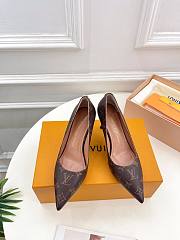 Louis Vuitton Monogram Canvas Heels 8cm - 3