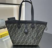 Fendi Origami large monogram leather bag - 1