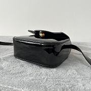 Versace La Medusa black patent mini bag - 6