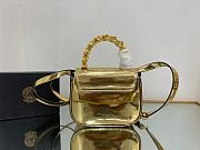 Versace La Medusa gold patent mini bag - 3