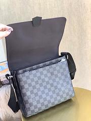 Louis Vuitton Messenger Black Damier Canva N40418 Bag - 4