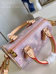 Louis Vuitton mini speedy 20 pink bag  - 6