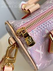 Louis Vuitton mini speedy 20 pink bag  - 4