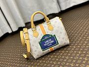 Louis Vuitton Speedy Beige/Ocher 25 Bag - 3