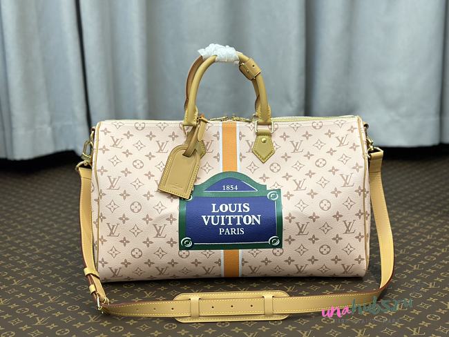 Louis Vuitton Keepall Beige/Ocher 45 Bag - 1