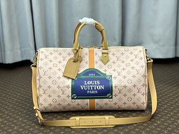 Louis Vuitton Keepall Beige/Ocher 45 Bag