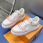 Louis Vuitton 1ABURV Time Out Pink Sneaker - 1