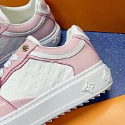 Louis Vuitton 1ABURV Time Out Pink Sneaker - 3