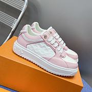 Louis Vuitton 1ABURV Time Out Pink Sneaker - 5