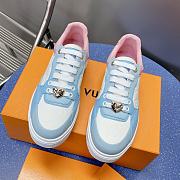 Louis Vuitton 1ABURV Time Out Blue Sneaker - 2