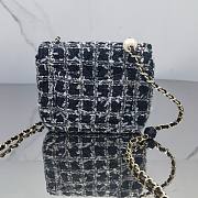 Chanel 23P Mini Flap Bag in Black Tweed AS3782 - 3