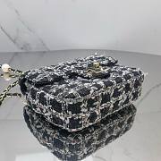 Chanel 23P Mini Flap Bag in Black Tweed AS3782 - 2