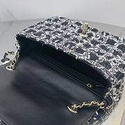 Chanel 23P Small Flap Bag in Black Tweed AS3782 - 3