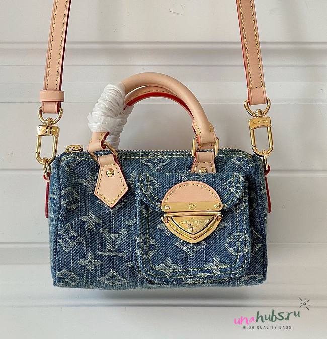 Louis Vuitton Nano Denim M82950 Speedy - 1