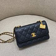 Chanel 23S Woc Black Caviar Leather Bag - 2