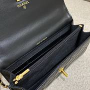 Chanel 23S Woc Black Caviar Leather Bag - 5