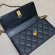 Chanel 23S Woc Black Caviar Leather Bag - 3