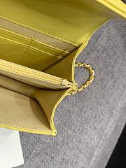 Chanel 23S Woc Yellow Caviar Leather Bag - 5