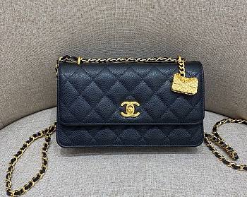 Chanel 23S Woc Black Caviar Leather Bag