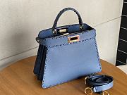 Peekaboo ISeeU small blue selleria bag - 4