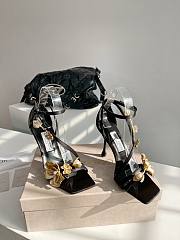 Jimmy Choo gold flower heels  - 3