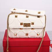 Valentino Garavani white fabric 25cm bag - 1