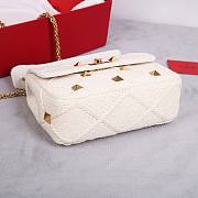 Valentino Garavani white fabric 25cm bag - 3