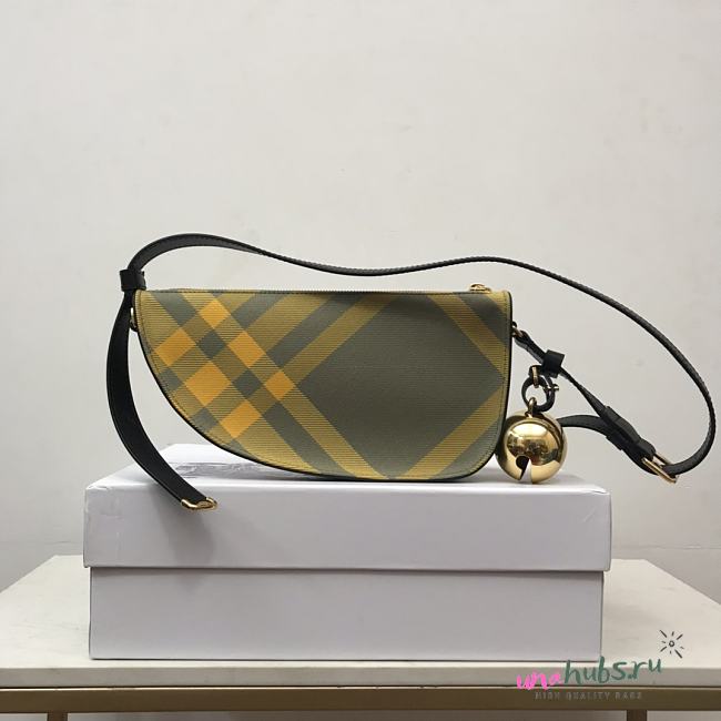 Burberry shield sling yello shoulder bag - 1