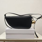 Burberry shield sling black shoulder bag - 1