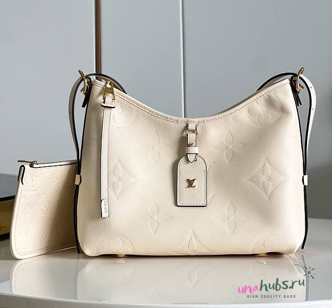 Louis Vuitton Carryall Cream Bag - 1