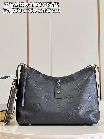 Louis Vuitton Large Carryall Black Bag