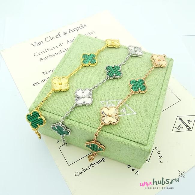 VCA green bracelet ( gold/ rose pink/ silver) - 1