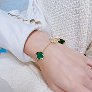 VCA green bracelet ( gold/ rose pink/ silver) - 5