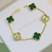 VCA green bracelet ( gold/ rose pink/ silver) - 6