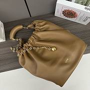 Loewe Squeeze small beige leather bag - 4