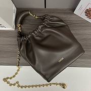 Loewe Squeeze small coffee leather bag - 3