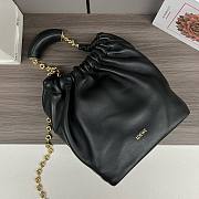 Loewe Squeeze small black leather bag - 3