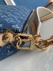 Louis Vuitton Cousisn denim leather bag - 4