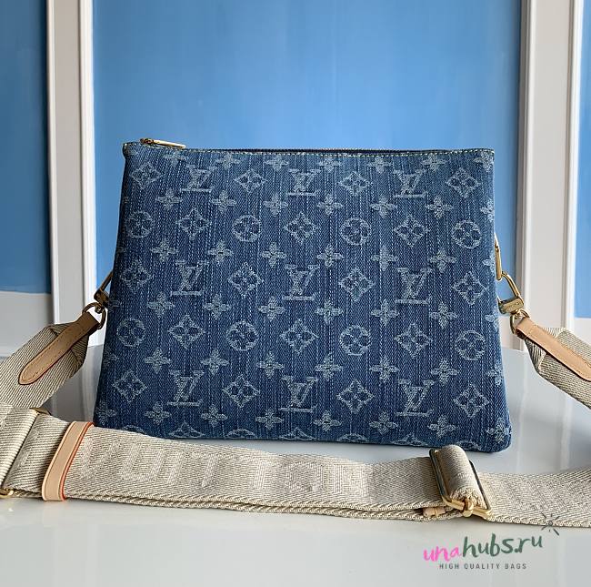 Louis Vuitton Cousisn denim leather bag - 1