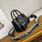 Prada Monochrome small black leather bag  - 3