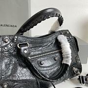  Balenciaga Neo Cagole City Black Leather Bag  - 2