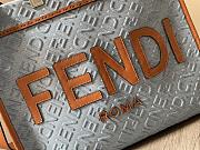 Fendi Sunshine medium logo tote brown bag - 3